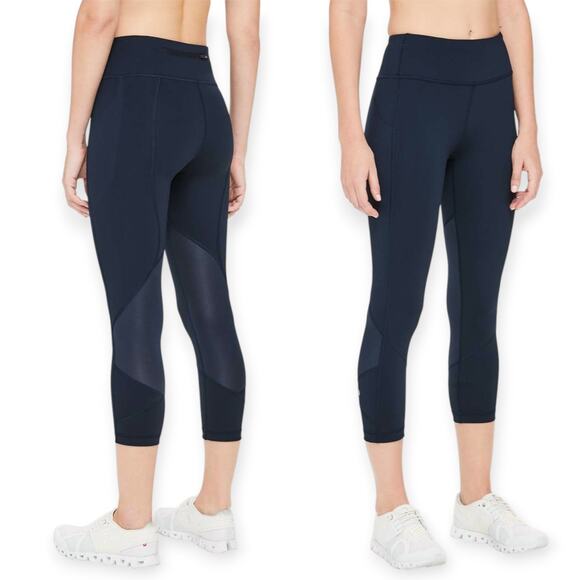 Lululemon | 2 | True Navy Pace Rival Crop *Full-On Luxtreme 22" Leggings W6AV0S - Picture 1 of 11